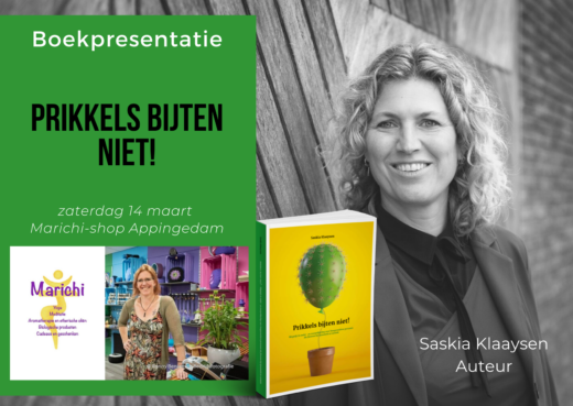 Boekpresentatie Marichi Shop Appingedam Prikkels bijten niet